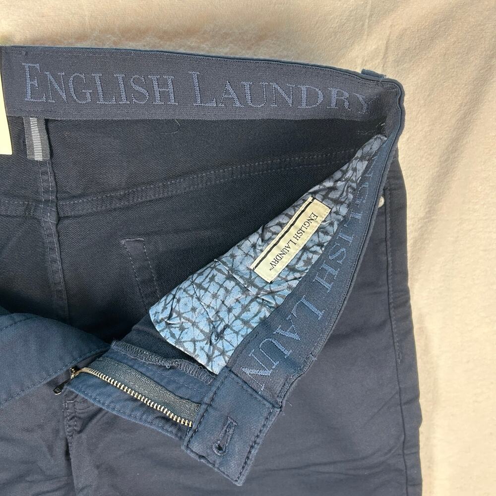 English Laundry Men's Navy Slim Pants 32x30 NWT - Picture 7 of 11